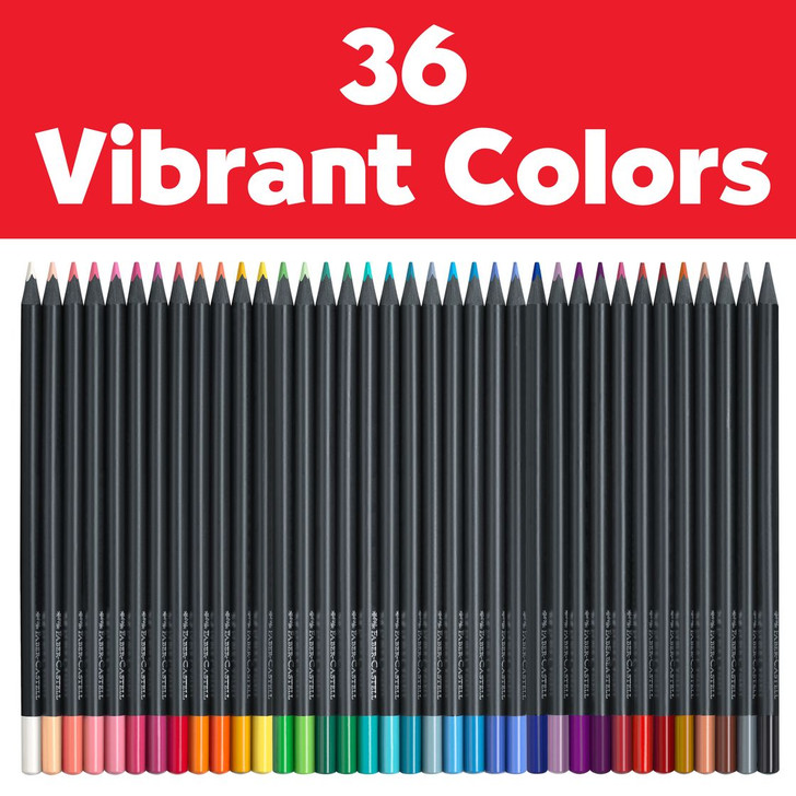 Faber-Castell Black Edition Color Pencils 36/Pkg