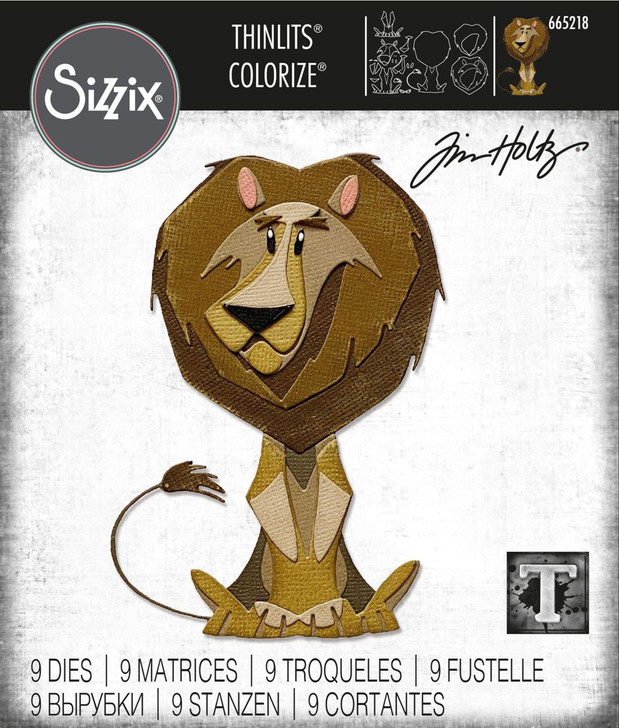 Tim Holtz Sizzix Harrison Colorize Thinlits Dies