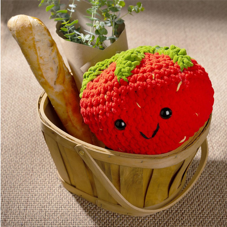 Bucilla Jumbo Sophie the Strawberry Amigurumi Cuddler Crochet Kit