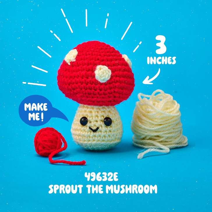 Bucilla Sprout The Mushroom Amigurumi Crochet Kit