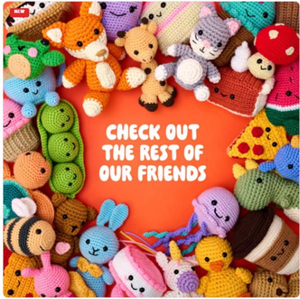 Bucilla Sprout The Mushroom Amigurumi Crochet Kit