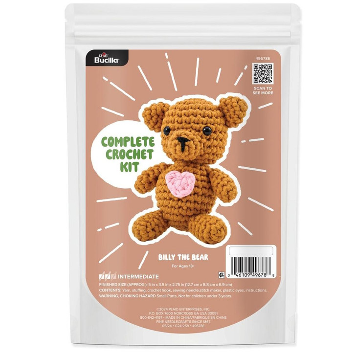Bucilla Billy the Bear Amigurumi Crochet Kit