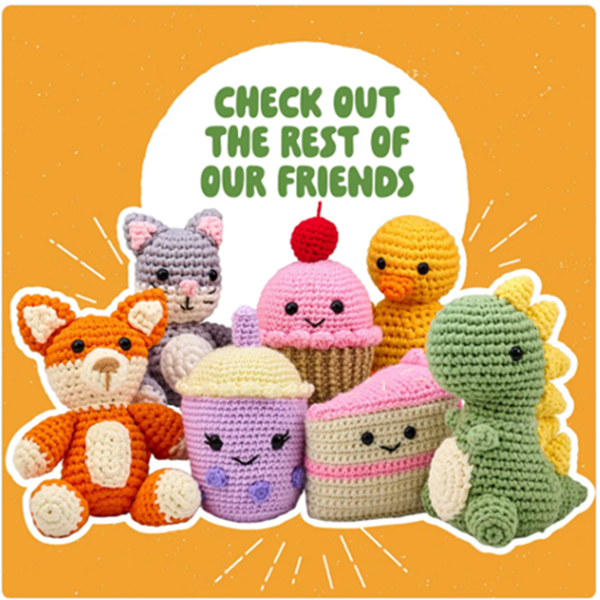 Bucilla Cool Beans Amigurumi Crochet Kit