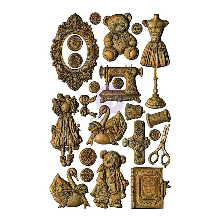Prima Marketing Buttons & Keepsakes Collection Decor Mould