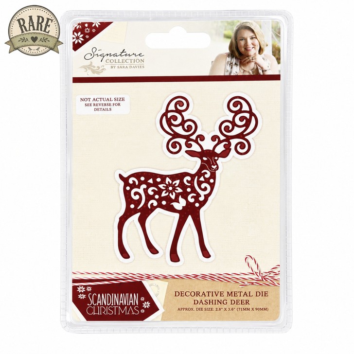 Crafter's Companion Dashing Deer Metal Die *Rare