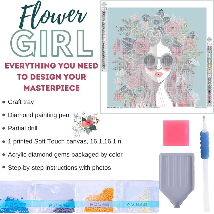Flower Girl Dotologie Dotz Diamond Facet Kit