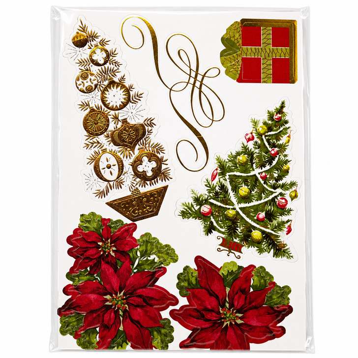 Anna Griffin Vintage Christmas Decoupage Die Cuts 294Pkg