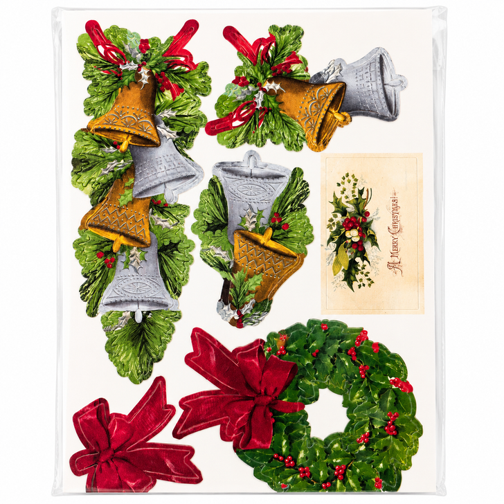 Anna Griffin Vintage Christmas Decoupage Die Cuts 294Pkg