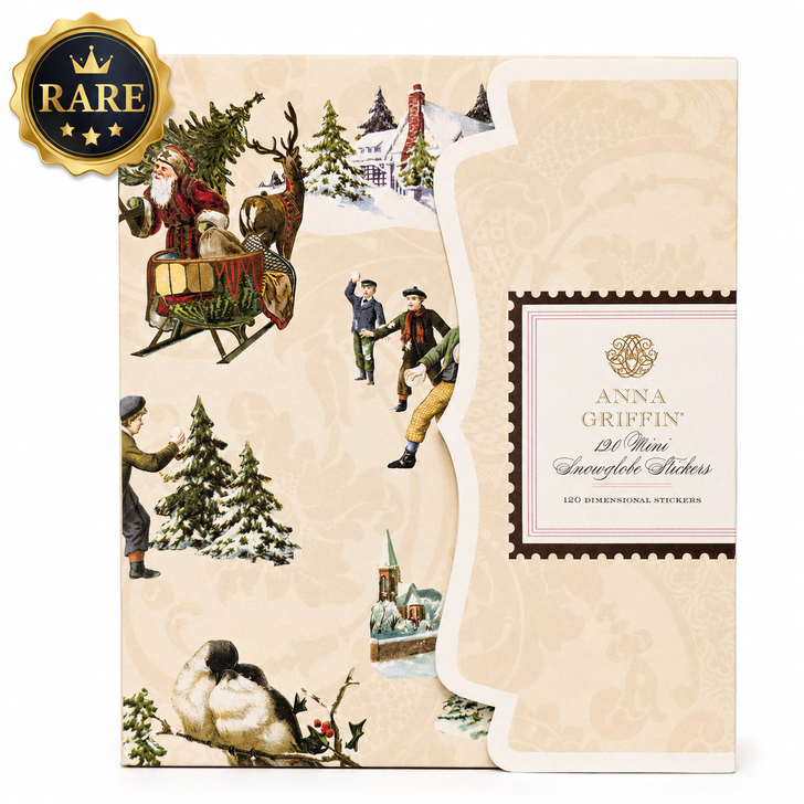 Anna Griffin 120 Mini Snowglobe Stickers