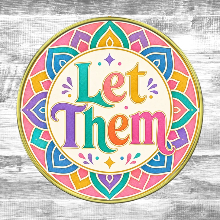 Let Them Affirmation Coin