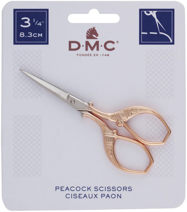 DMC Peacock Gold Embroidery Scissors 3.75"