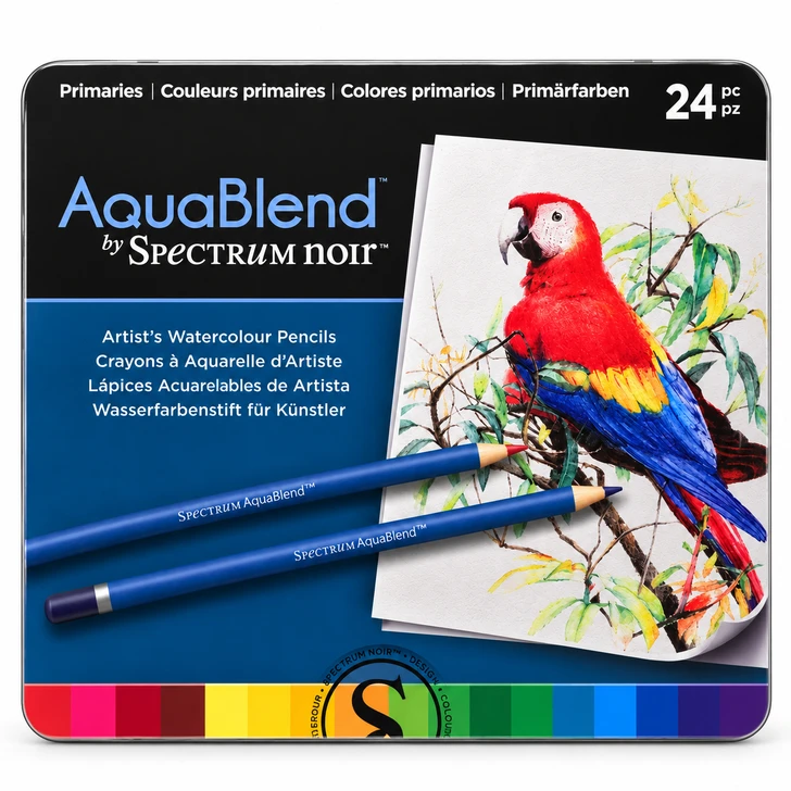 Spectrum Noir AquaBlend Primaries Colored Pencils