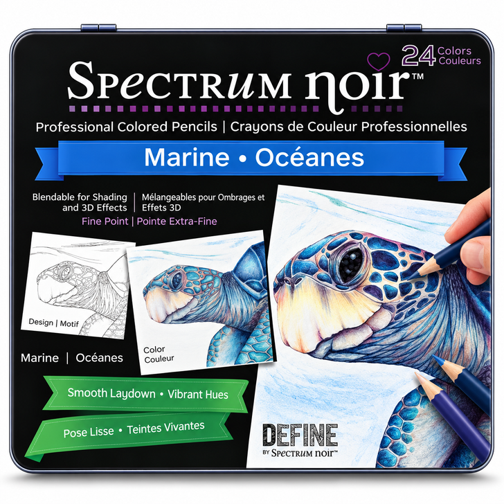 Spectrum Noir Marine Professional Colored Pencils