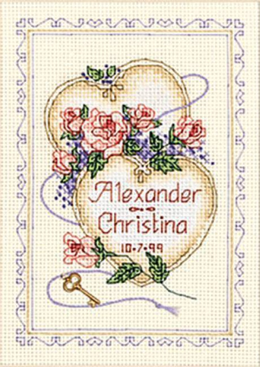 Dimensions Counted Cross Stitch Kit - United Hearts Record