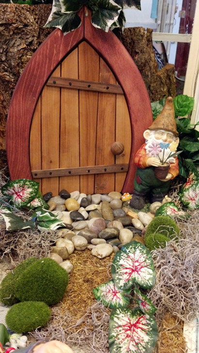 Wooden Fairy / Gnome Door - Closed (Small)
