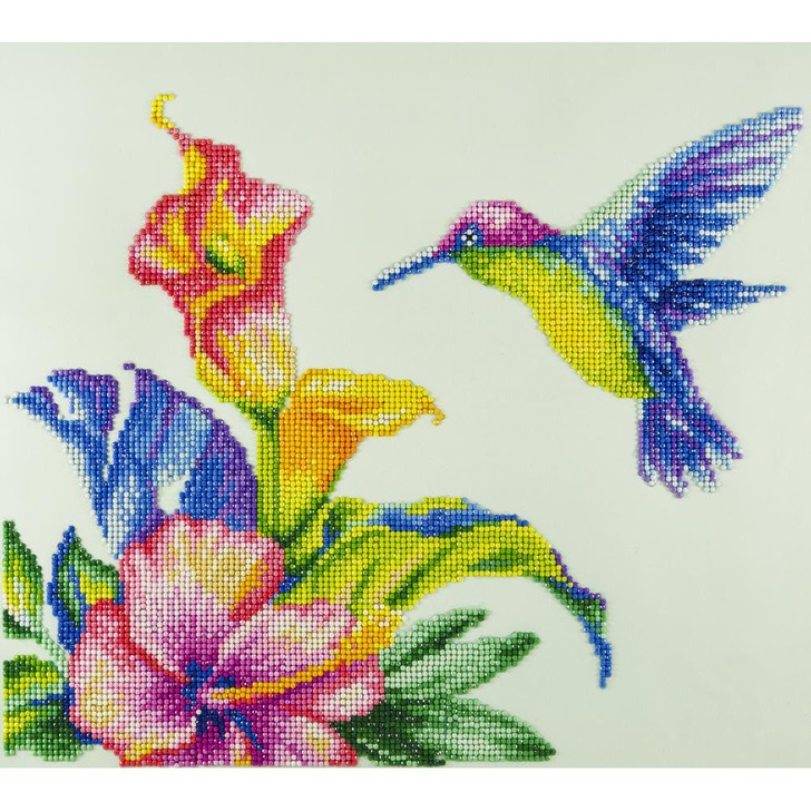 Leisure Arts Diamond Art Advanced Kit - Hummingbird