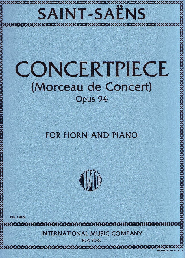 【新品】Saint-Saëns CONCERTPIECE Op.94 Saint-Saens - Morceau de Concert, Opus 94 (Concertpiece) - Pope