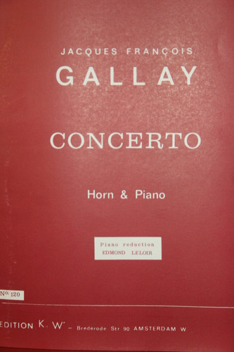 Gallay, J.F. - Concerto, No. 120 (image 1)