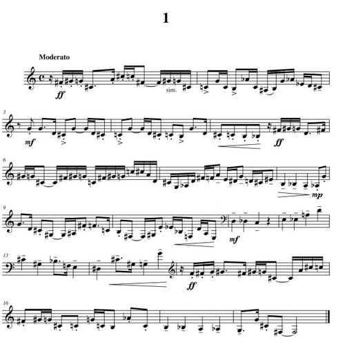 Grabois, Daniel - Twenty Difficult Etudes For the Horn's Middle Register