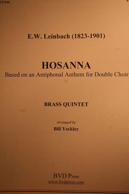 Leinbach, E.W. - Hosanna Leinbach, E.W. - Hosanna
