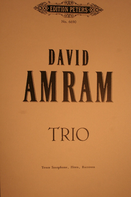 Amram, David - Trio
