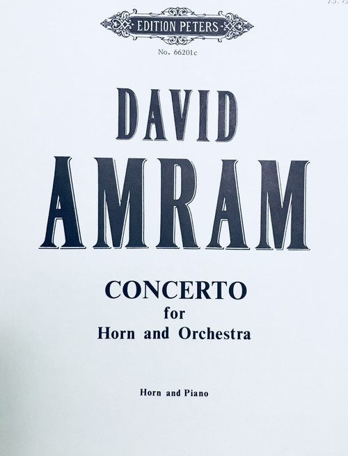 Amram, David - Concerto for Horn and Orchestra (image 1)