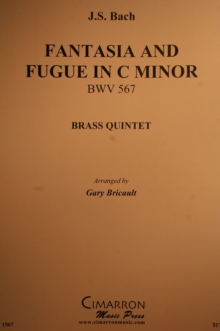 bach toccata and fugue in d minor brass quintet sheet music