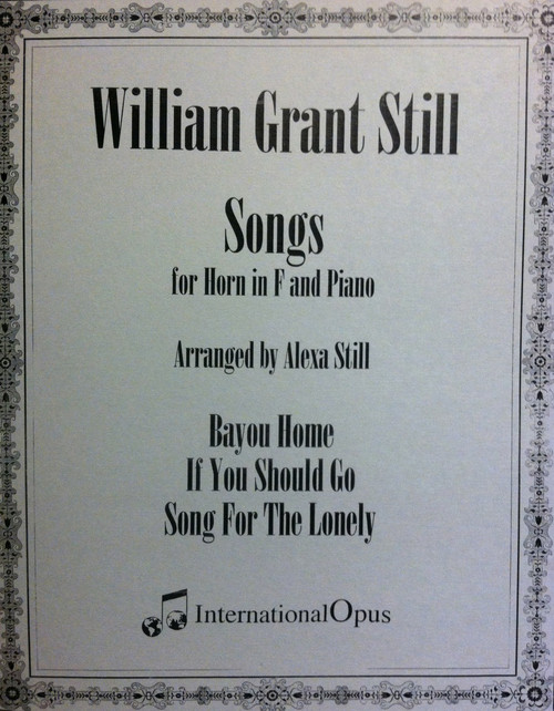 Still, William - Songs for Horn in F (image 1)