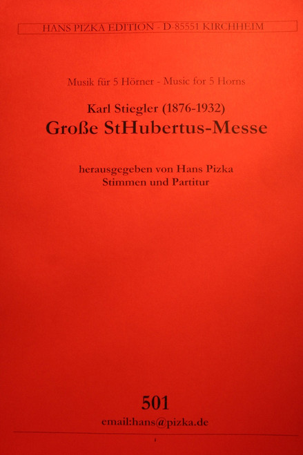 Stiegler, Karl - St. Huberts Mass