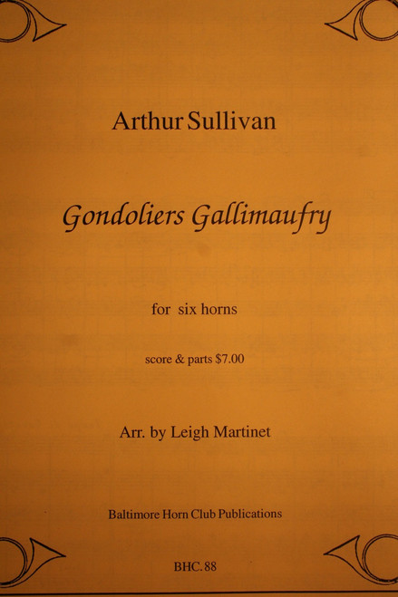 Sullivan, Arthur - Gondoliers Gallimaufry