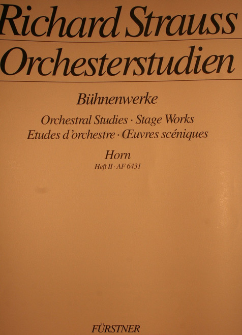 Strauss, Richard - Orchestral Studies, Vol. 2