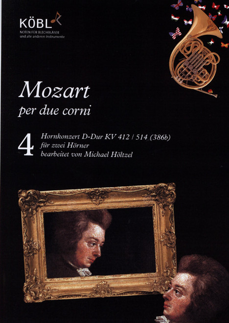 Mozart, W.A - Hornkonzert Es-Dur KV 412 / 514 (386b) for 2 Horns