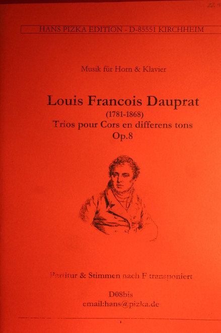 Dauprat, Louis Francois - Trios for Horns in Different Keys, Op 8