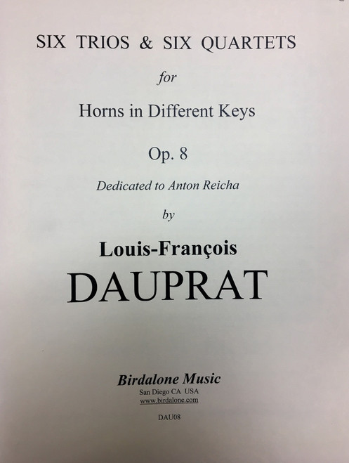 Dauprat, Louis Francois - Trios for horns in different tuning