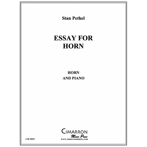 Pethel, Stan - Essay for Horn