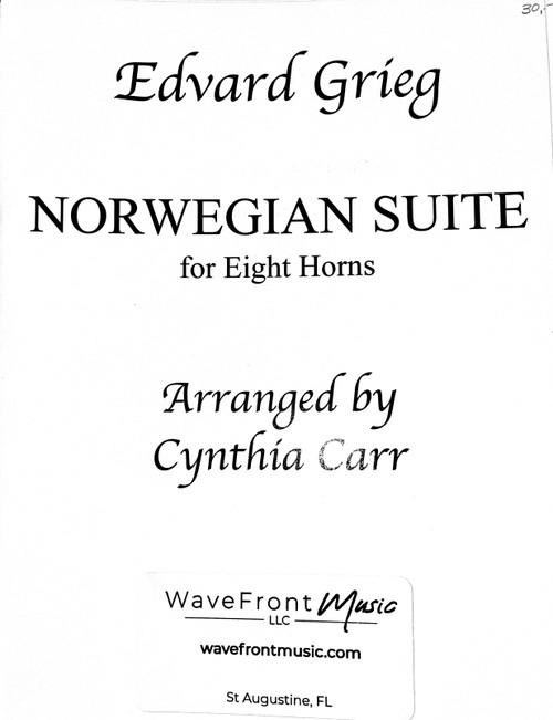 Grieg, Edvard - Norwegian Suite for Eight Horns, Arr. Cynthia Carr