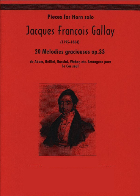 Gallay, Jacques Francois - 20 Melodies op.33 for solo horn