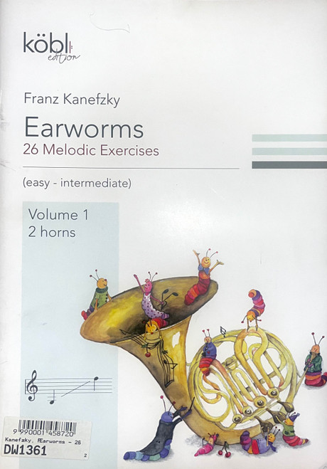  Kanefzky, Franz - Earworm, 26 Melodic Exercises for 2 Horns