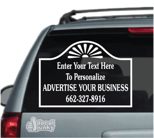 Advertising Border Decals Stickers for Cars Trucks Windows