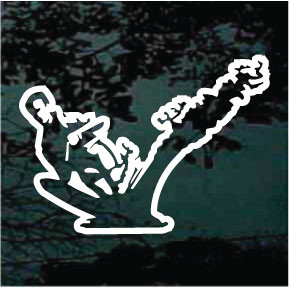 Water Skiing 01 Decals & Car Window Stickers Decal Junky