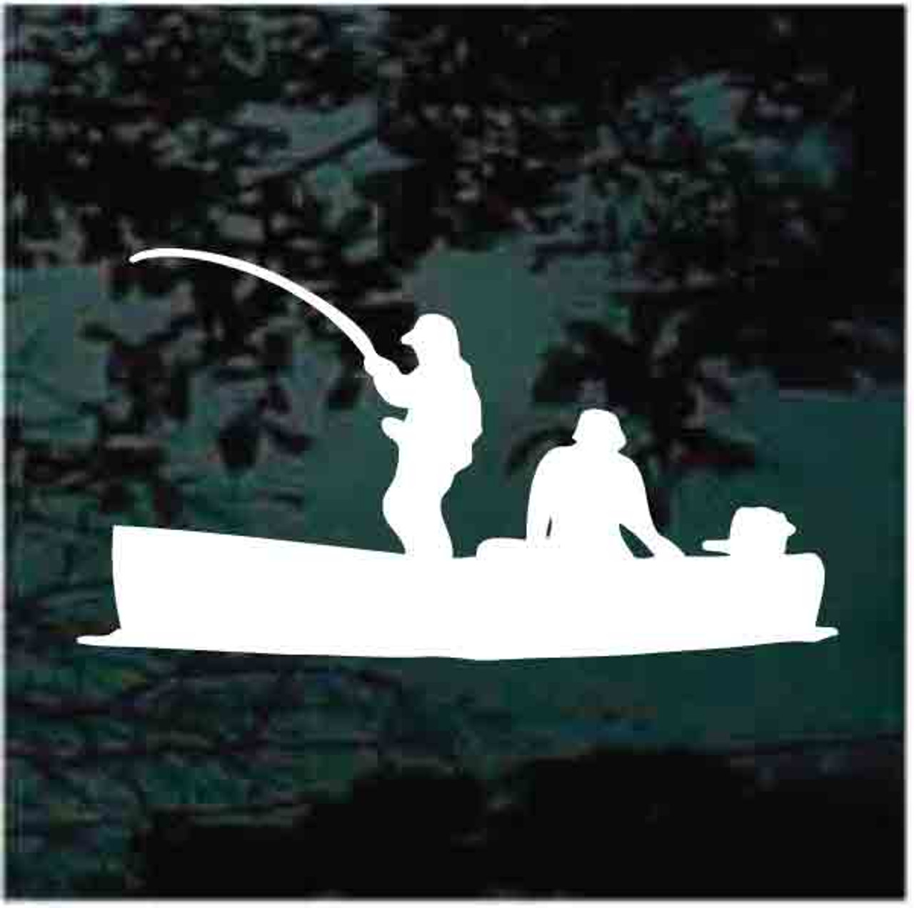 Jon Boat Fishing Decals & Car Window Stickers Decal Junky