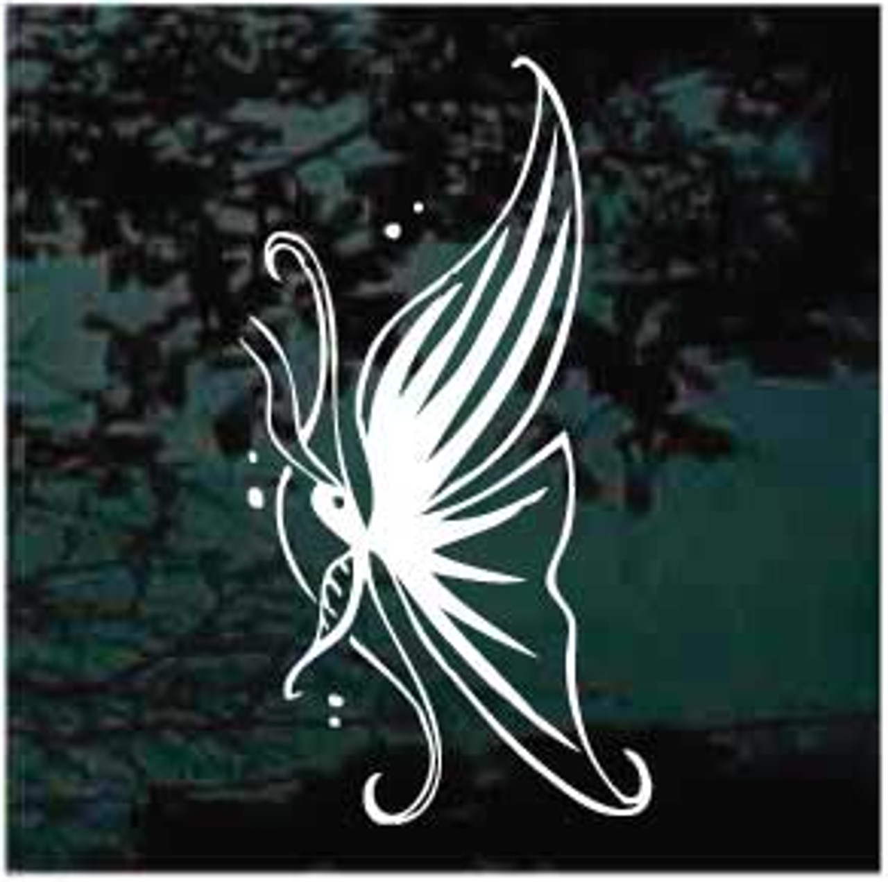 Stripe Butterfly Car Decals And Window Stickers Decal Junky 