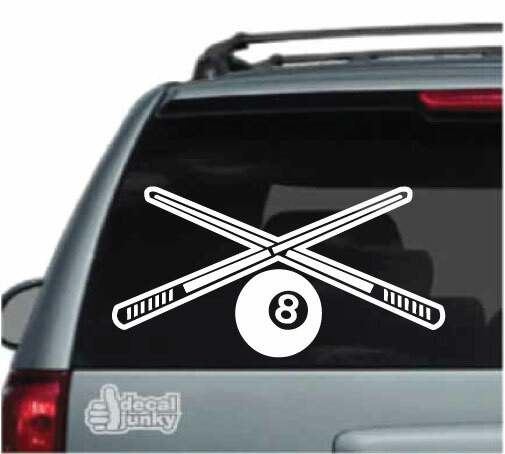 Billiards Decals Stickers for Cars Trucks Windows