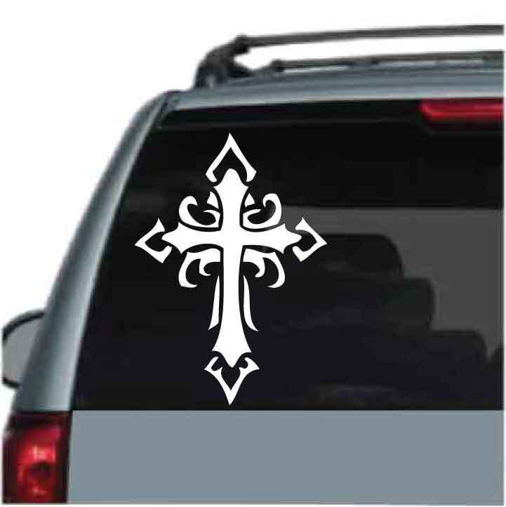 Tribal Cross Decals