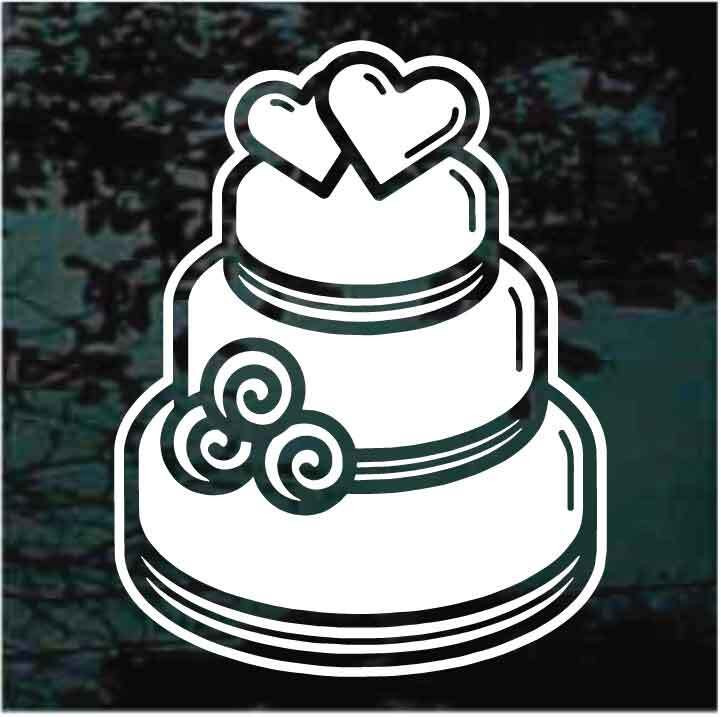 Wedding Cake Decals