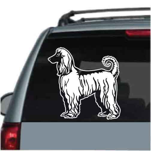 Afghan Hound Decals