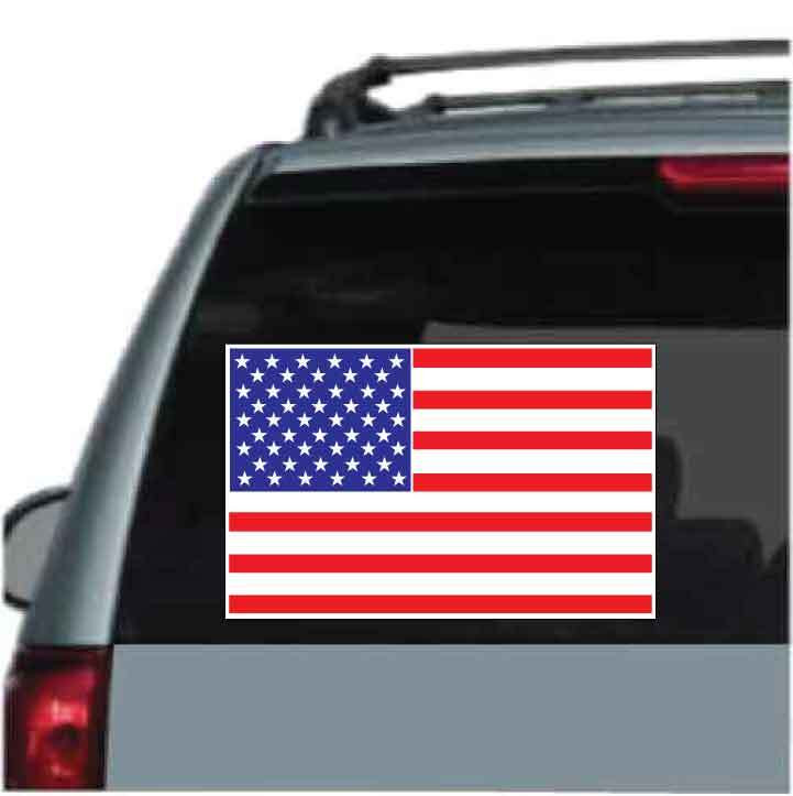 American Flag Decals