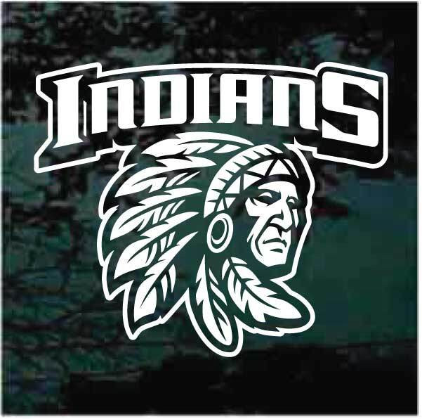 Indians Mascot Decals