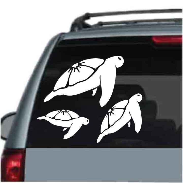 Hawaiian Sea Turtle Decals