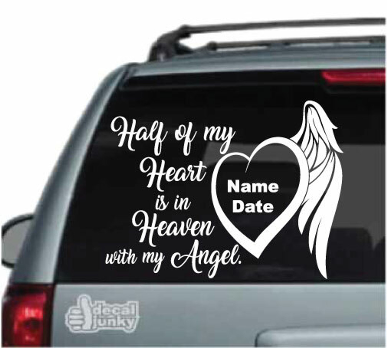 Fishing in Heaven - Memorial= Decal-Black-11 - Music